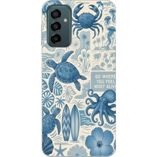 Manitoba Samsung Galaxy M13/M23 Uyumlu Baskılı Yumuşak Silikon Şeffaf Telefon Kılıfı