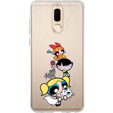 Manitoba Huawei Mate 10 Lite Uyumlu Baskılı Yumuşak Silikon Şeffaf Telefon Kılıfı