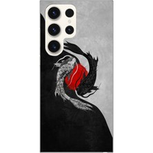 Manitoba Samsung Galaxy S25 Ultra Uyumlu Baskılı Yumuşak Silikon Şeffaf Telefon Kılıfı