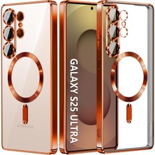 Kip GSM Samsung Galaxy S25 Ultra Uyumlu Kılıf Magsafe Şarj Destekli Kamera Lens Koruyuculu Renkli Kapak