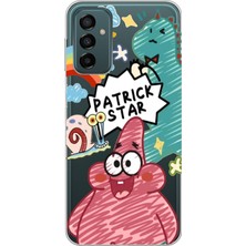 Manitoba Samsung Galaxy M13/M23 Uyumlu Baskılı Yumuşak Silikon Şeffaf Telefon Kılıfı