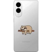 Manitoba Samsung Galaxy S25 Edge Uyumlu Baskılı Yumuşak Silikon Şeffaf Telefon Kılıfı
