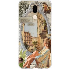 Manitoba Huawei Mate 10 Lite Uyumlu Baskılı Yumuşak Silikon Şeffaf Telefon Kılıfı