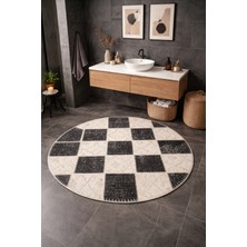 Uşak Has Halı Banyo Paspası  Çok  Amaçlı  100X100  Lüks   Tasarım  Modern Kilim  Paslanmaya  Çürümeye   Dayanıklı    Uzun  Ömürlü