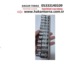 ALWAYSSPEED Ht-Rico 1/2 Kısa Lokma Takımı 6 Köşe Cr-V 10 Parça