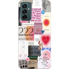 Manitoba Samsung Galaxy M13/M23 Uyumlu Baskılı Yumuşak Silikon Şeffaf Telefon Kılıfı
