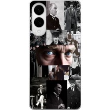 Manitoba Samsung Galaxy S25 Edge Uyumlu Baskılı Yumuşak Silikon Şeffaf Telefon Kılıfı