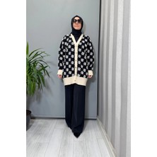 Ghisa Hırka Siyah-Taş 26KOBHRK3347