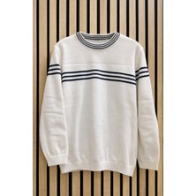 NerKids Çizgili Lacivert Kazak