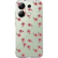 Manitoba Xiaomi Redmi Note 13 Pro 4g Uyumlu Baskılı Yumuşak Silikon Şeffaf Telefon Kılıfı