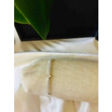 Generic 925 Ayar Gümüş Silver Renkli Kadın Künye/bileklik - Şans Temalı