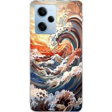 Manitoba Xiaomi Redmi Note 12 Pro 5g Uyumlu Baskılı Yumuşak Silikon Şeffaf Telefon Kılıfı