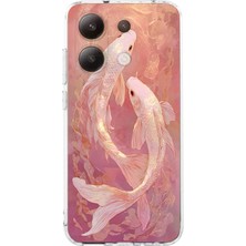 Manitoba Xiaomi Redmi Note 13 Pro 4g Uyumlu Baskılı Yumuşak Silikon Şeffaf Telefon Kılıfı