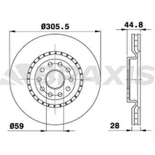 Braxis On Fren Dısk Aynası Lancıa Thesıs 2.0ı 2.4jtd