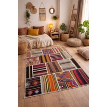 Uşak Has Halı Halı Kilim  Patchwork  El   Dokuması  Çok  Amaçlı  Cicim   Etnik  Desenler  120X180