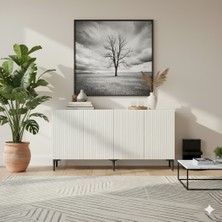 Yumedi Design KA1513 - Gradishte Konsol ,tv Sehpası , Çok Amaçlı Dolap, Kahve Köşesi 150 cm