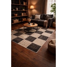 Uşak Has Halı Patchwork Kilim  Dama Desen  120X180 Modern  Çok  Amaçlı  Halı