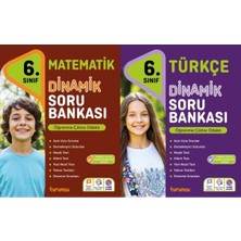 Tudem 2026 6. Sınıf Matematik + Türkçe Dinamik Soru Bankası Seti 2 Kitap Yeni Müfredat