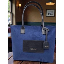 Leauder Women Kadın Süet Görünümlü Shopper Omuz Çantası Geniş Hacimli Şık Günlük Çanta