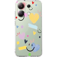 Manitoba Xiaomi Redmi Note 13 Pro 4g Uyumlu Baskılı Yumuşak Silikon Şeffaf Telefon Kılıfı