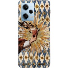 Manitoba Xiaomi Redmi Note 12 Pro 5g Uyumlu Baskılı Yumuşak Silikon Şeffaf Telefon Kılıfı