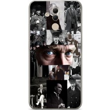 Manitoba Huawei Mate 20 Lite Uyumlu Baskılı Yumuşak Silikon Şeffaf Telefon Kılıfı