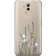 Manitoba Huawei Mate 20 Lite Uyumlu Baskılı Yumuşak Silikon Şeffaf Telefon Kılıfı