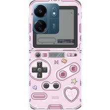 Manitoba Xiaomi Redmi 13C Uyumlu Baskılı Yumuşak Silikon Şeffaf Telefon Kılıfı