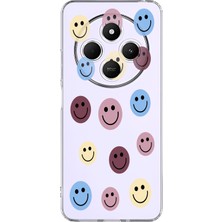 Manitoba Xiaomi Redmi 14C Uyumlu Baskılı Yumuşak Silikon Şeffaf Telefon Kılıfı