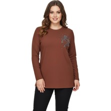 Nazal Kadın Önü Nakışlı Bluz BGL-ST05090