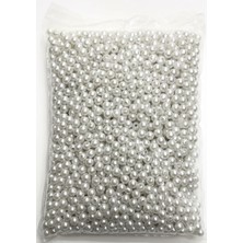 Massaltay 8 mm Beyaz Tam Inci Boncuk 500 Gram – Dekoratif Boncuk, Takı & Hobi Malzemesi
