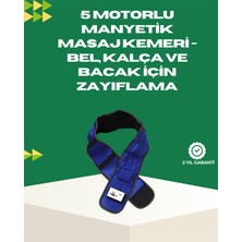 TeknoKapsül Ayarlanabilir Hız ve Titreşim Modlarına Sahip Manyetik Masaj ve Zayıflama Kemeri - TK0027-5U9YL