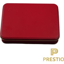 Prestio Metal Kutu Kırmızı 190 x 135 x 45H mm
