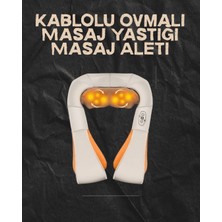 TeknoKapsül Ovmalı Isıtmalı Elektrikli Masaj Aleti – Boyun Sırt Bel Omuz ve Bacak Için P - TK0027-5U0BQ