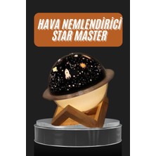 TeknoKapsül Aromaterapi Hava Nemlendirici Gece Lambası Uzay Model Satürn Oda Kokusu - TK0027-5U02H2