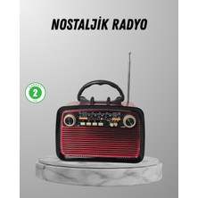 TeknoKapsül Ahşap Dokulu Bluetooth Müzik Kutusu – Vintage LED Tasarımıyla Modern Ses Deney - TK0027-5UA8F