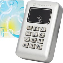 SiHako Novacom NC-MS03WP Rfıd - Şifrematik Kart Okuyucu Otomatik Kapı Kilit Sistemi (Pin - Proximity)