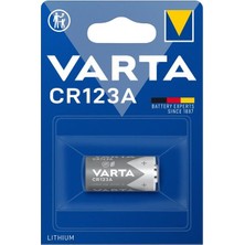 SiHako Varta CR123A 3 Volt Lityum Pil Tekli
