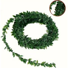 Massaltay Doğalgaz Borusu Gizleyici Yapay Sarmaşık – 2 Metre Yeşil Tel Tabanlı