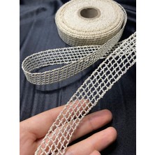 Massaltay Krem File Kurdele 5 Metre – Dekoratif Süsleme Şerit, Hobi Craft Aksesuar, Paketleme Şeridi