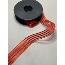 Massaltay Kırmızı Hilton Kurdele 1 Metre | Saten Şerit, Hediye Paketleme, Nikah ve Kına Süsleme