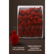 Massaltay Kadife Kaplı Mini Testi 1 Adet – Içi Kınalı Özel Kına Gecesi Aksesuarı