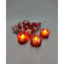 Massaltay 2 Adet Ledli Kına El Mumu, Kırmızı