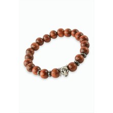 Starseven Aslan Bambu Ahşap Bileklik 8 mm