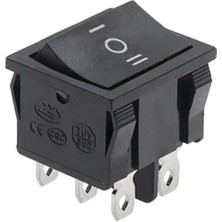 SiHako IC-130 Orta Boy Işıksız On-Off-On Anahtar 6p