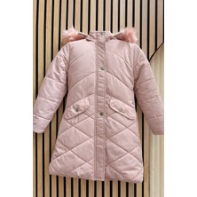 NerKids Kürk Şapkalı Mont