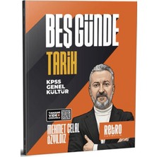 Retro Yayıncılık Kpss Genel Kültür Beş Günde Tarih Kamp Kitabı