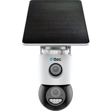 SiHako SLR-3320S-MH/SL-4G 3+3 Mp Çift Kameralı Solar Panelli Sesli Gece Renkli Sim Kart Destekli 4g P