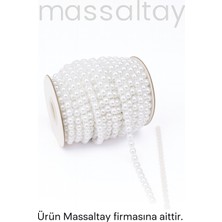 Massaltay 1 Metre Beyaz Sıralı Kesik Inci Boncuk (4 Mm) – Çeyiz, Bohça ve Süsleme Malzemesi