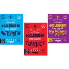 6.sınıf Güçlendiren Türkçe Soru Bankası +Güçlendiren Matematik Soru B.+Güçlendiren Fen Bilimleri Sb.